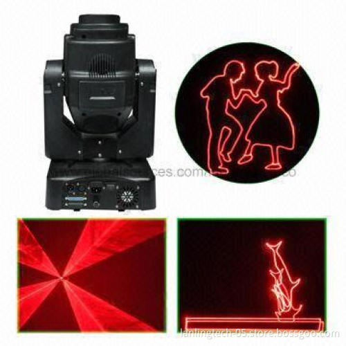 1.5W Red Moving Head Animation Laser, DMX PC Control Cheap Disco Light Equipment